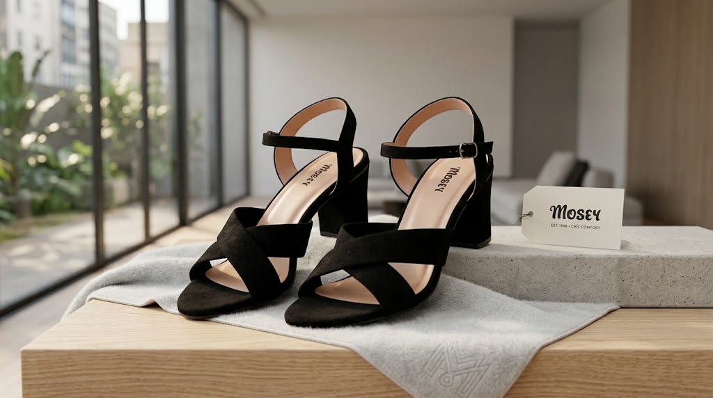HEELS WITH BACK STRAP